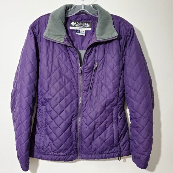 Columbia Jackets & Blazers - Columbia Interchange Purple Quilted Jacket Medium